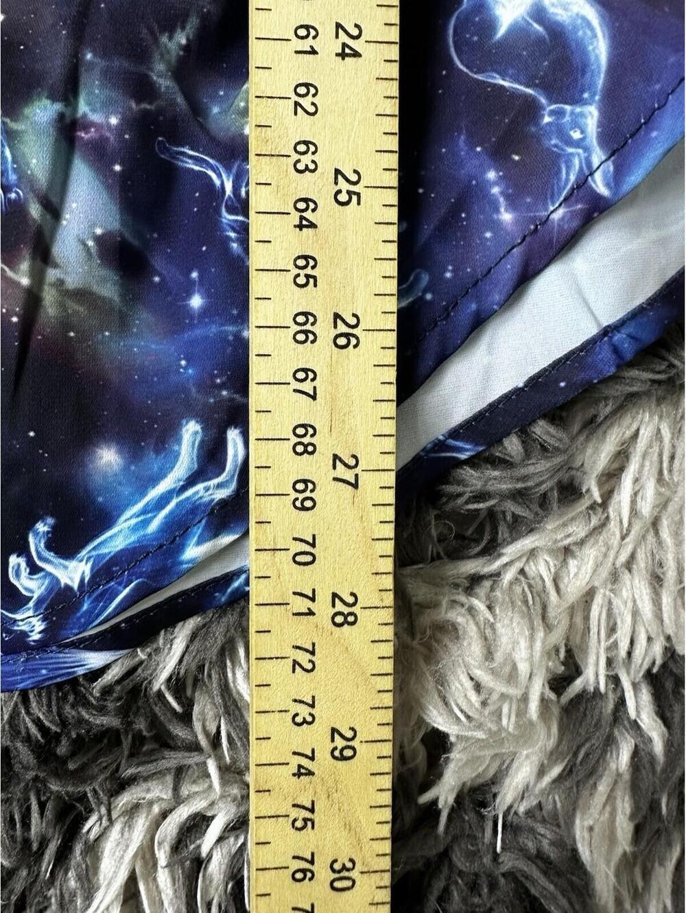 Torrid Harry Potter Patronus Button Up Shirt Womens Plus Size 3 3X Galaxy NWT - Picture 12 of 13